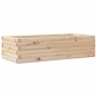 Jardinera de madera maciza de pino 90x40x23 cm en Maceteros y jardineras | Comprar online en Foro24