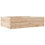 Jardinera de madera maciza de pino 90x60x23 cm