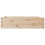 Jardinera de madera maciza de pino 90x60x23 cm