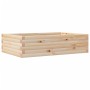 Jardinera de madera maciza de pino 90x60x23 cm