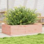 Jardinera madera maciza de abeto Douglas 90x60x23 cm