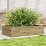 Jardinera de madera de pino impregnada 90x60x23 cm en Maceteros y jardineras | Comprar online en Foro24