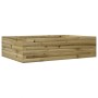 Jardinera de madera de pino impregnada 90x60x23 cm en Maceteros y jardineras | Comprar online en Foro24