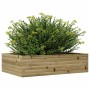 Jardinera de madera de pino impregnada 90x60x23 cm en Maceteros y jardineras | Comprar online en Foro24