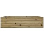 Jardinera de madera de pino impregnada 90x60x23 cm en Maceteros y jardineras | Comprar online en Foro24