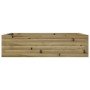 Jardinera de madera de pino impregnada 90x60x23 cm