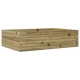 Jardinera de madera de pino impregnada 90x60x23 cm en Maceteros y jardineras | Comprar online en Foro24