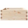Jardinera de madera maciza de pino 110x60x23 cm