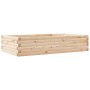 Jardinera de madera maciza de pino 110x60x23 cm en Maceteros y jardineras | Comprar online en Foro24