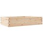 Jardinera de madera maciza de pino 110x60x23 cm