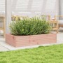 Jardinera madera maciza de abeto Douglas 110x60x23 cm