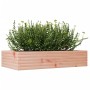 Jardinera madera maciza de abeto Douglas 110x60x23 cm