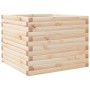 Jardinera de madera maciza de pino 60x60x45,5 cm
