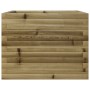 Jardinera de madera de pino impregnada 60x60x45,5 cm en Maceteros y jardineras | Comprar online en Foro24