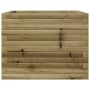 Jardinera de madera de pino impregnada 60x60x45,5 cm en Maceteros y jardineras | Comprar online en Foro24
