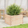 Jardinera de madera maciza de pino 70x70x45,5 cm