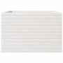 Jardinera madera maciza de pino blanco 70x70x45,5 cm