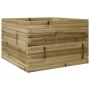 Jardinera de madera de pino impregnada 70x70x45,5 cm