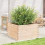 Jardinera madera maciza de pino 80x80x45,5 cm en Maceteros y jardineras | Comprar online en Foro24