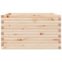 Jardinera madera maciza de pino 80x80x45,5 cm en Maceteros y jardineras | Comprar online en Foro24