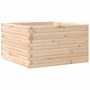 Jardinera madera maciza de pino 80x80x45,5 cm en Maceteros y jardineras | Comprar online en Foro24
