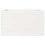 Jardinera madera maciza de pino blanco 80x80x45,5 cm