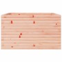 Jardinera madera maciza de abeto Douglas 80x80x45,5 cm