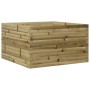 Jardinera de madera de pino impregnada 80x80x45,5 cm