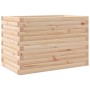 Jardinera madera maciza de pino 70x40x45,5 cm en Maceteros y jardineras | Comprar online en Foro24
