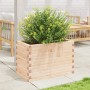 Jardinera madera maciza de pino 70x40x45,5 cm en Maceteros y jardineras | Comprar online en Foro24