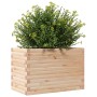 Jardinera madera maciza de pino 70x40x45,5 cm en Maceteros y jardineras | Comprar online en Foro24