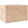 Jardinera madera maciza de pino 70x40x45,5 cm en Maceteros y jardineras | Comprar online en Foro24