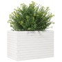 Jardinera de madera maciza de pino blanco 70x40x45,5 cm en Maceteros y jardineras | Comprar online en Foro24