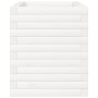 Jardinera de madera maciza de pino blanco 70x40x45,5 cm en Maceteros y jardineras | Comprar online en Foro24