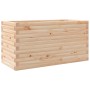 Jardinera de madera maciza de pino 90x40x45,5 cm en Maceteros y jardineras | Comprar online en Foro24