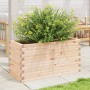 Jardinera de madera maciza de pino 90x40x45,5 cm en Maceteros y jardineras | Comprar online en Foro24