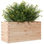 Jardinera de madera maciza de pino 90x40x45,5 cm en Maceteros y jardineras | Comprar online en Foro24