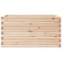 Jardinera de madera maciza de pino 90x40x45,5 cm en Maceteros y jardineras | Comprar online en Foro24