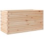 Jardinera de madera maciza de pino 90x40x45,5 cm en Maceteros y jardineras | Comprar online en Foro24
