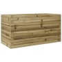 Jardinera madera de pino impregnada 90x40x45,5 cm