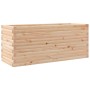 Jardinera de madera maciza de pino 110x40x45,5 cm
