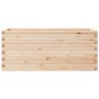 Jardinera de madera maciza de pino 110x40x45,5 cm