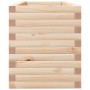 Jardinera de madera maciza de pino 110x40x45,5 cm