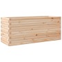 Jardinera de madera maciza de pino 110x40x45,5 cm