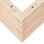 Jardinera de madera maciza de pino 110x40x45,5 cm