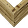 Jardinera de madera de pino impregnada 110x40x45,5 cm