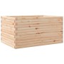 Jardinera de madera maciza de pino 90x60x45,5 cm