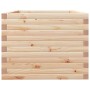 Jardinera de madera maciza de pino 90x60x45,5 cm