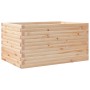 Jardinera de madera maciza de pino 90x60x45,5 cm