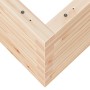 Jardinera de madera maciza de pino 90x60x45,5 cm